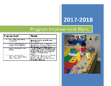 Program Improvement Plan Cover
